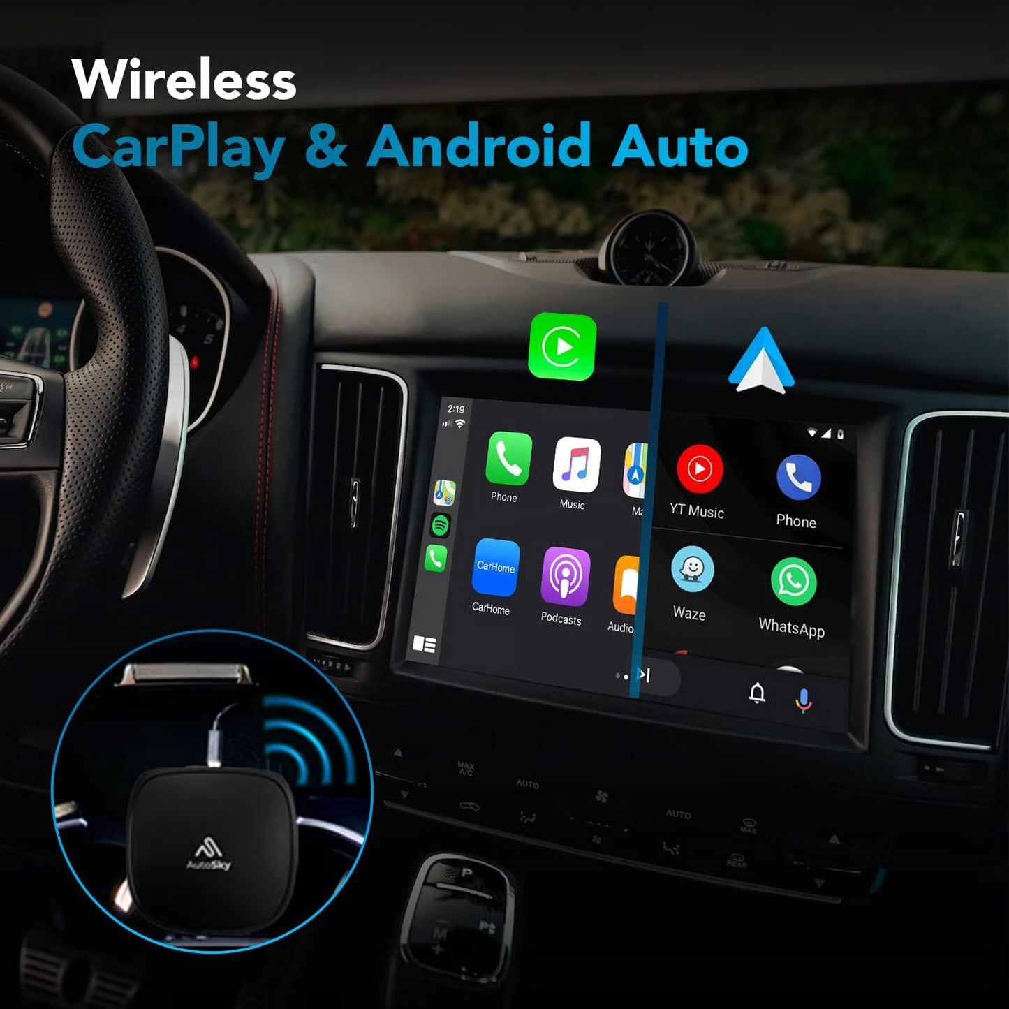 💥Last day special price $39.99-Latest Carplay Ai Box Android 12.0