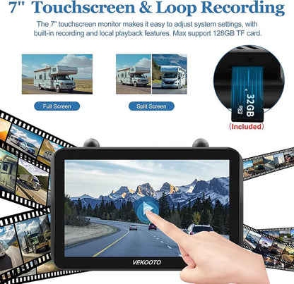 RV Wireless Backup Camera – Solar & Magnetic Mount