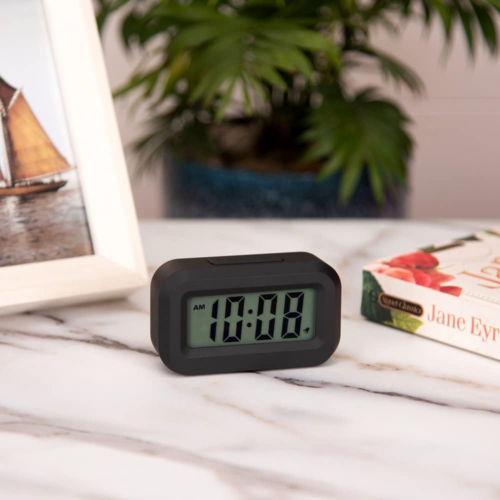 Mini Travel Digital Alarm Clock – Compact LCD Display with Snooze Function, 12/24 Hour Format, Battery Operated – Pocket-Sized Timekeeper (3.54 x 2.04 x 1.06 inches)