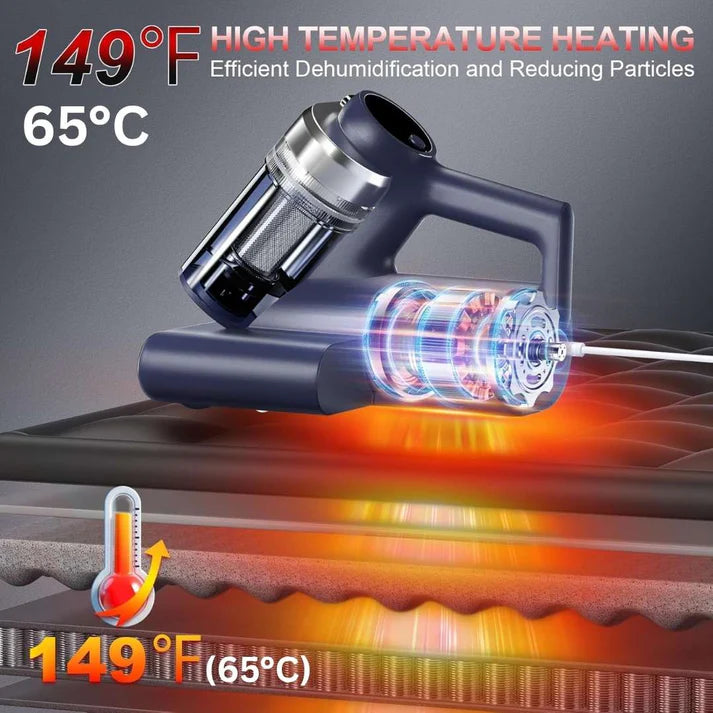 MattressCare UV-C Mattress Vacuum: 600W Suction & Deep Sanitizing